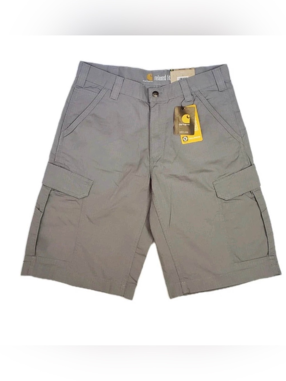Carhartt Gray Relaxed Fit Cargo Shorts